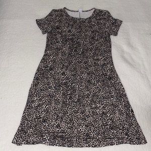 Old Navy Leopard T shirt Dress, XS